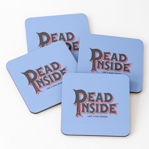 Item preview, Dead Inside Like a Fake Brand – Sarcastic Dark Humor Design | Dead Inside Meme | Fake Brand Logo | Sarcastic Apparel | Dark Humor Merch designed and sold by Dark Humor Designs Co..