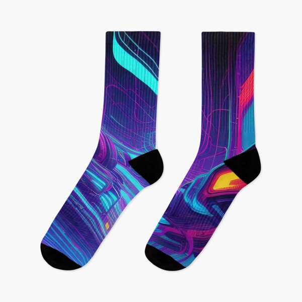 Item preview, Electric Avenue, 2099 Abstract Print designed and sold by Esterlane.