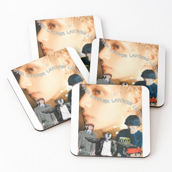 Item preview, V Layover - BTS Taehuyng Kpop fan art designed and sold by vickswithluv.