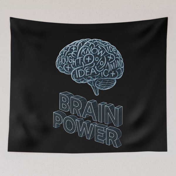 Item preview, Brain Power designed and sold by Uglyandcute.