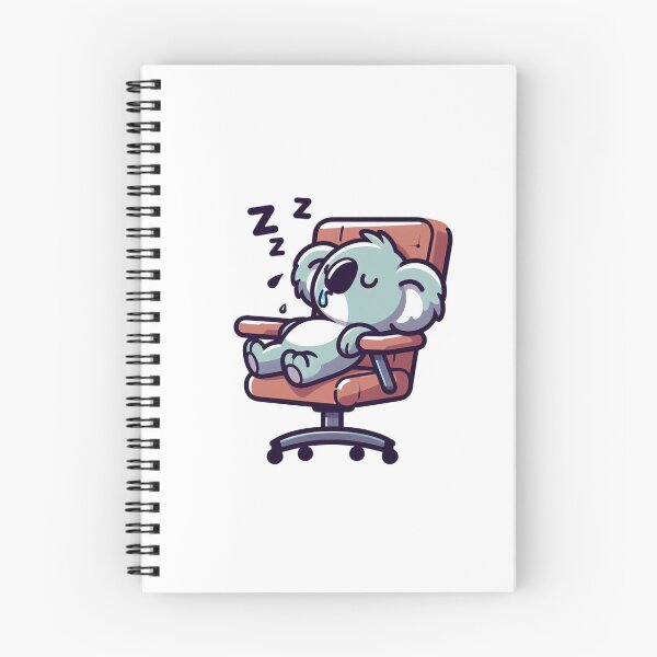 Artikelvorschau, Büro-Nap-Koala – Schläfriges Cartoon-Tier entworfen und verkauft von Confuzz1ed.