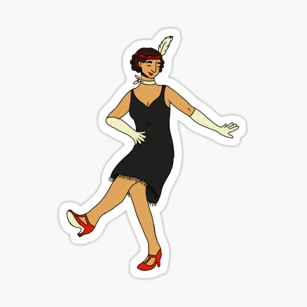 Item preview, Dancing Flapper designed and sold by Lilgaymenace.