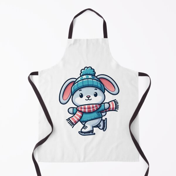 Item preview, Ice Skating Bunny – Winter Cartoon Animal designed and sold by Confuzz1ed.