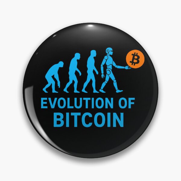 Item preview, Evolution of Bitcoin – Crypto History Design designed and sold by BitCrop.