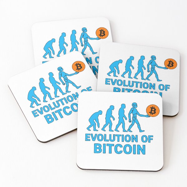 Item preview, Evolution of Bitcoin – Crypto History Design designed and sold by BitCrop.