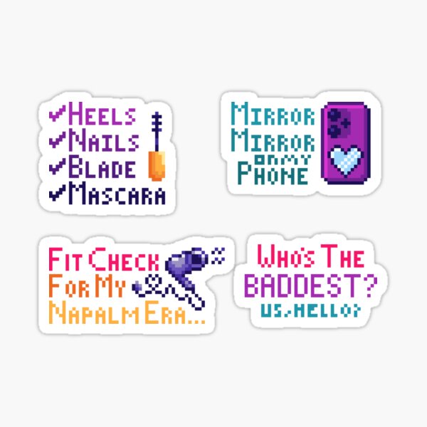 Aperçu de l'œuvre Kpop Demon Hunters Huntrix : Comment ça marche ? Pixel Art créée et vendue par PixelGoblin.