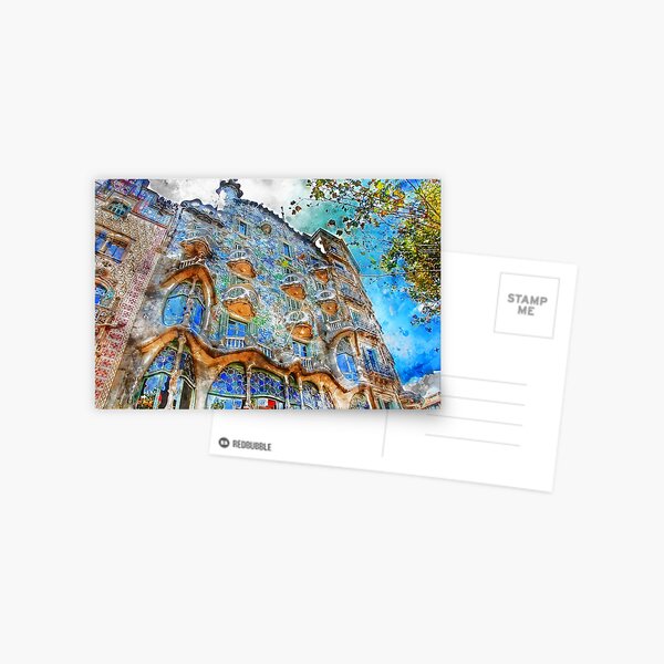 Item preview, Barcelona, Casa Batllo designed and sold by AM FineArtPrints.
