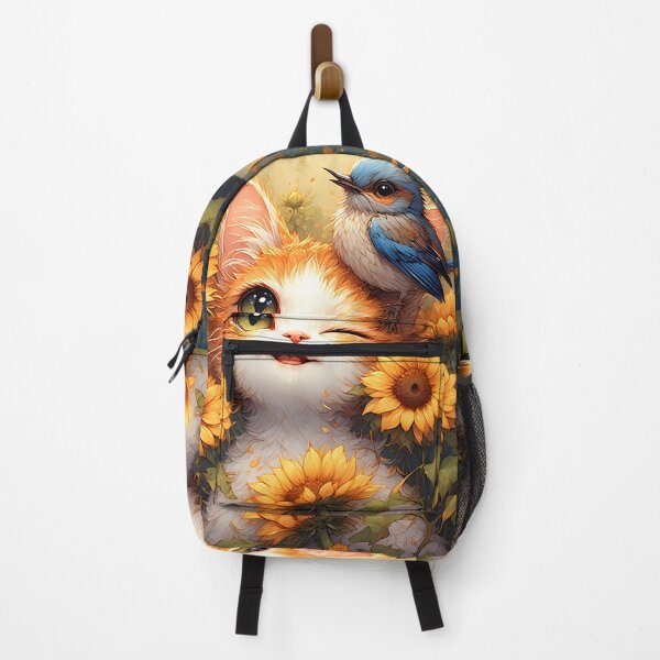 Item preview, A beautiful kitten among the sunflowers. designed and sold by Natalia-Vlad.