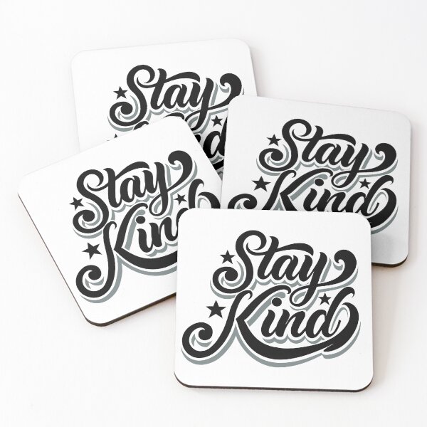 Item preview,  STAY KIND  - BLACK -  MOTIVATIONAL QUOTES - TEXT - TYPOGRAPHY designed and sold by Gihan-Design.