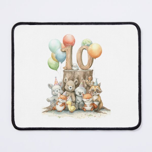 Item preview, Woodland Animals 10th Birthday Celebration designed and sold by Blurbean.