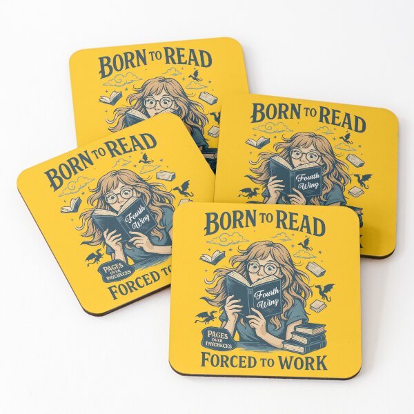 Item preview, Born to Read Forced to Work designed and sold by Hecofart.