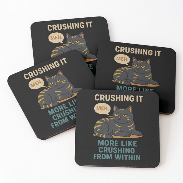 Item preview, Sarcastic Cat Crushing From Within designed and sold by jgvisualarts.