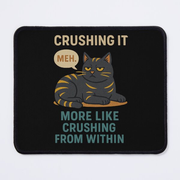 Item preview, Sarcastic Cat Crushing From Within designed and sold by jgvisualarts.