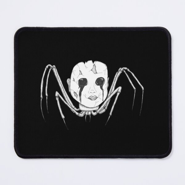 Item preview, Scuttling Spider Doll Head in pen and ink designed and sold by BHG Art & Designs.