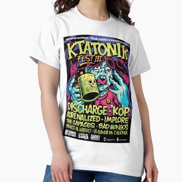 Item preview, KTATONIK Fest III T-Shirt – Underground Festival in Llançà 2020 designed and sold by MacacoRato.
