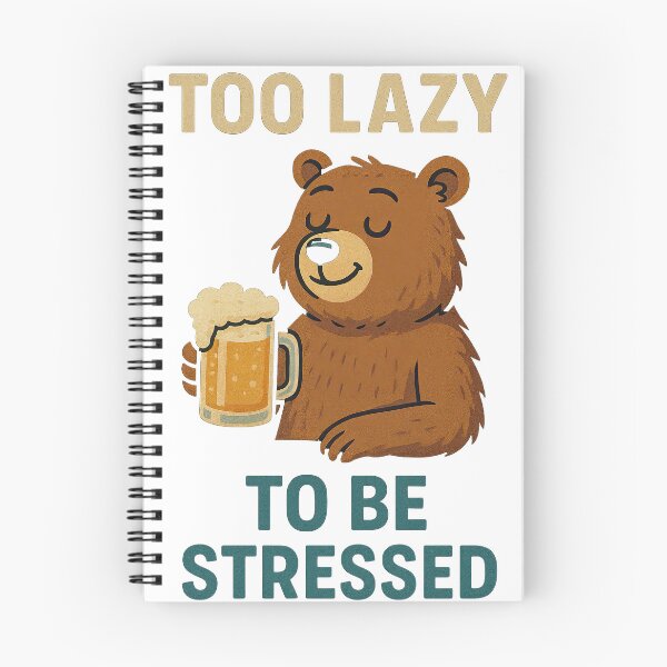 Item preview, Lazy Bear Zero-Stress Mood designed and sold by jgvisualarts.