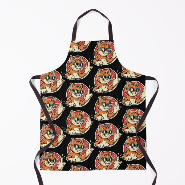 Item preview, Middle Finger Cat | Bold and Hilariously Rebellious Feline-Inspired Graphic designed and sold by Tw1nsAIArt.