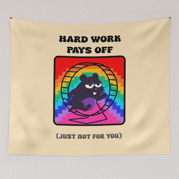 Item preview, Hamster  – Hard Work designed and sold by marielmoreya.
