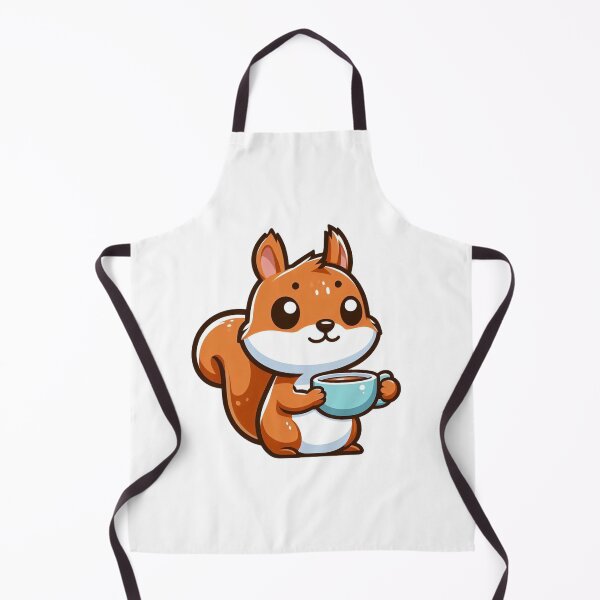 Item preview, Coffee Squirrel – Caffeinated Cartoon Animal designed and sold by Confuzz1ed.