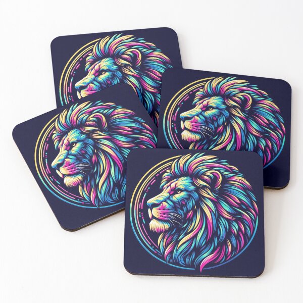 Item preview, Colorful lion  designed and sold by Dogandesighn.