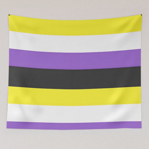 Item preview, Non Binary Flag - Pride!! designed and sold by SpoopyDraws.