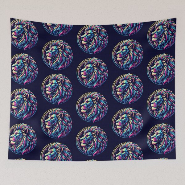 Item preview, Colorful lion  designed and sold by Dogandesighn.