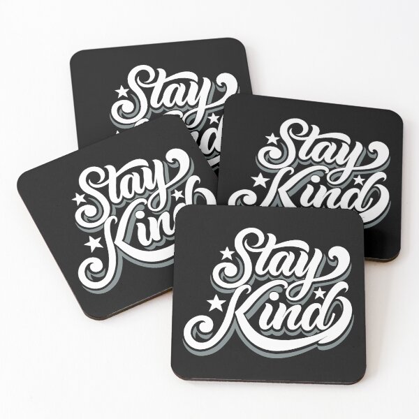 Item preview,   STAY KIND  - WHITE-  MOTIVATIONAL QUOTES - TEXT - TYPOGRAPHY designed and sold by Gihan-Design.