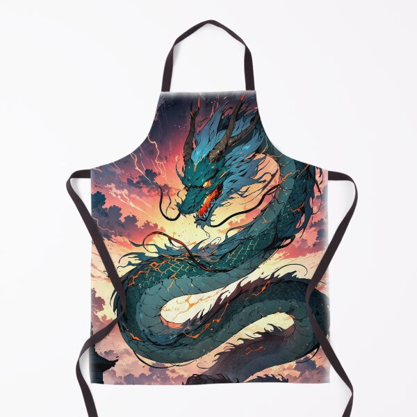Item preview, Divine Tatsu - Japanese Storm Dragon Art designed and sold by Born to Isekai.