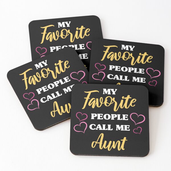 Item preview, My Favorite People Call Me Aunt designed and sold by thepixelgarden.