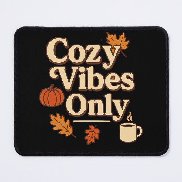 Item preview, cozy vibes Only | Kawaii Autumn Cat in Blanket with Pumpkin designed and sold by Design_Your_Day.