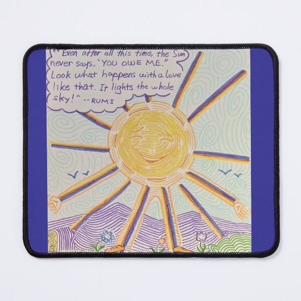 Item preview, "A Love Like That" (Rumi Quote) Heart-Warming Sunbeams Whimsical Art by SaVannaH "Beamz" D'Light designed and sold by SaVannaHBeamz4U.