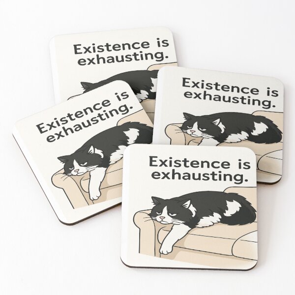 Item preview, Existence is exhausting designed and sold by ZentrumDirect.