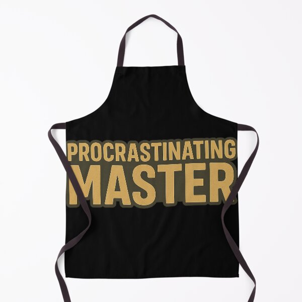 Item preview, Procrastination Master Typography designed and sold by jgvisualarts.