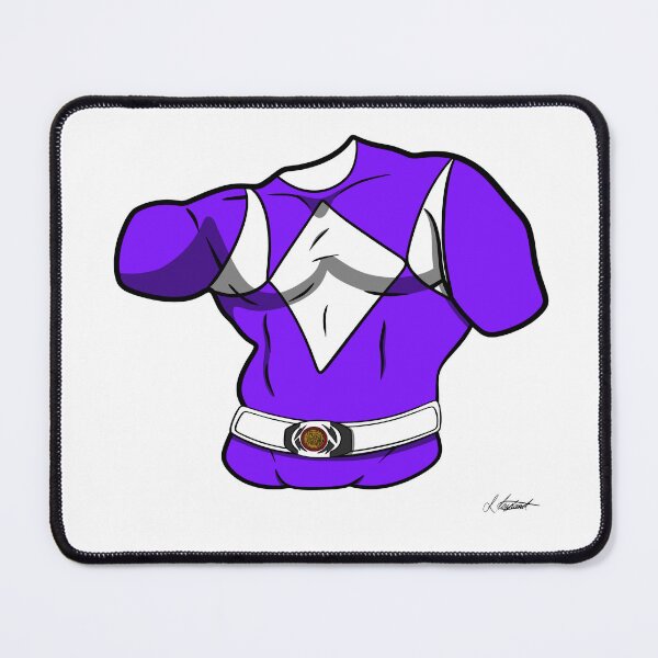 Item preview, The "Purple Power Ranger" digital Art designed and sold by ToonBodz96.