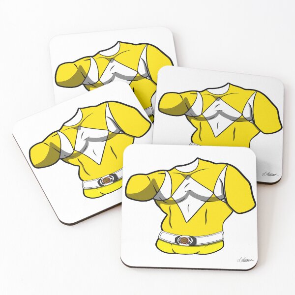 Item preview, The "Yellow Power Ranger" digital Art designed and sold by ToonBodz96.