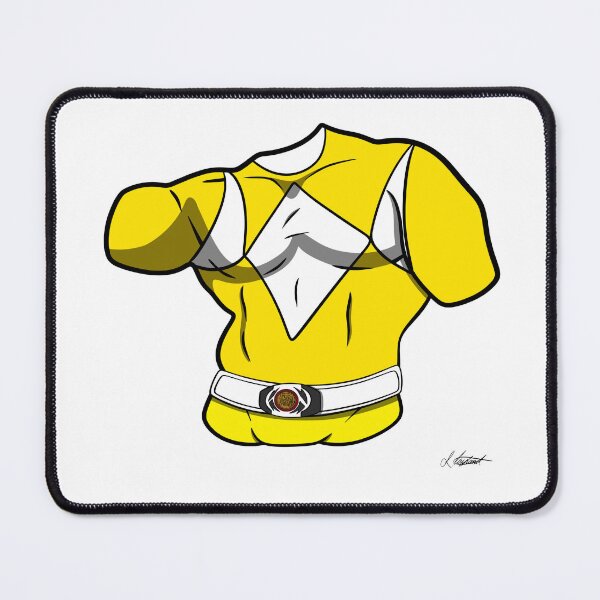 Item preview, The "Yellow Power Ranger" digital Art designed and sold by ToonBodz96.