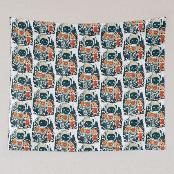 Item preview, Un simpático robot de IA con corazón: salvando el mundo, un abrazo a la vez designed and sold by cahayaku.