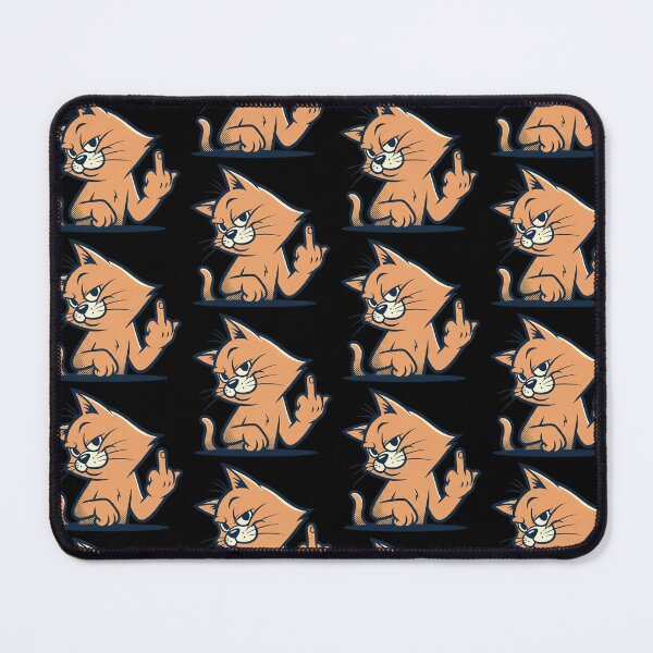 Item preview, Middle Finger Cat | Bold and Hilariously Rebellious Feline-Inspired Graphic designed and sold by Tw1nsAIArt.