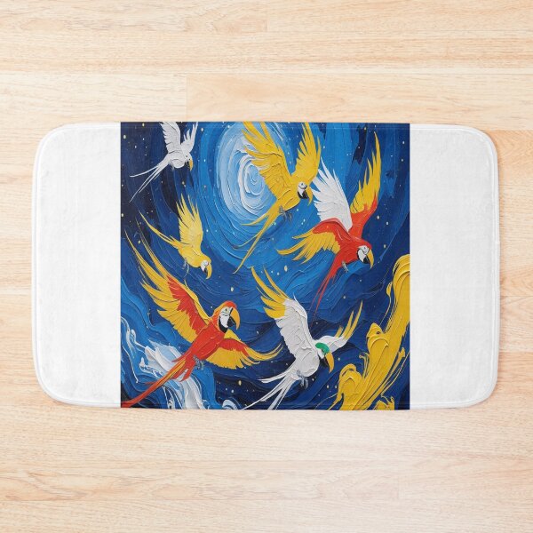 Item preview, Van Gogh Tropical Birds Starry Night Flight designed and sold by Max Store.