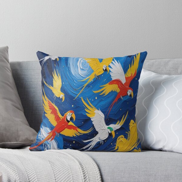 Item preview, Van Gogh Tropical Birds Starry Night Flight designed and sold by Max Store.