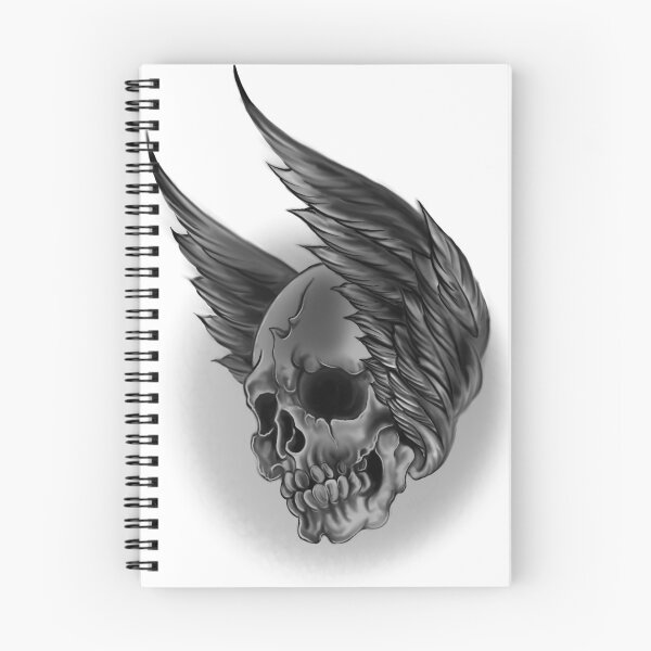 Item preview, Winged Skull designed and sold by MatrixTattoo.