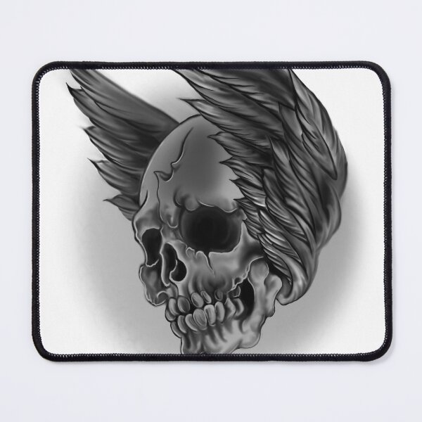 Item preview, Winged Skull designed and sold by MatrixTattoo.
