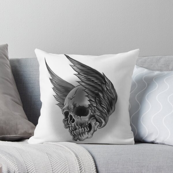 Item preview, Winged Skull designed and sold by MatrixTattoo.