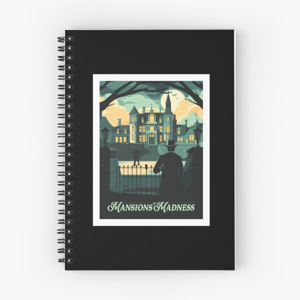 Item preview, MANSIONS OF MADNESS - Inspired Poster / Retro Board Game Poster / Wall Art Print / Fantasy, Board Game, RPG, DnD / Home Decor Gift Idea designed and sold by RoleplayRealm.