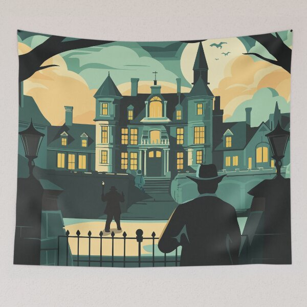 Item preview, MANSIONS OF MADNESS - Inspired Poster / Retro Board Game Poster / Wall Art Print / Fantasy, Board Game, RPG, DnD / Home Decor Gift Idea designed and sold by RoleplayRealm.