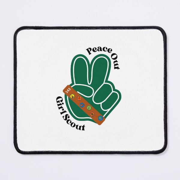 Item preview, Peace Out Girl Scout designed and sold by DazedandDesign.