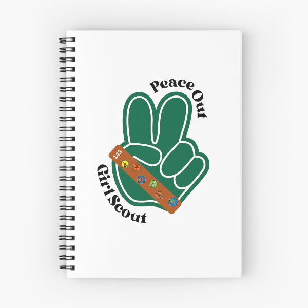 Item preview, Peace Out Girl Scout designed and sold by DazedandDesign.