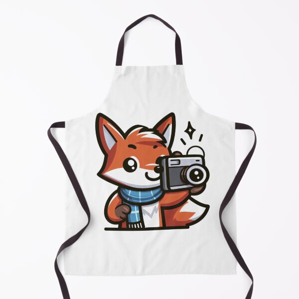 Item preview, Photographer Fox – Snap-Happy Animal Cartoon designed and sold by Confuzz1ed.