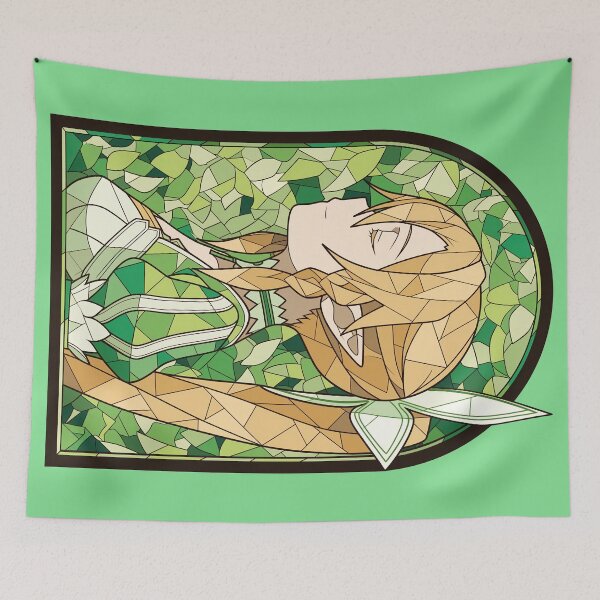 Item preview, Stained Glass Leafa designed and sold by SchellStation.