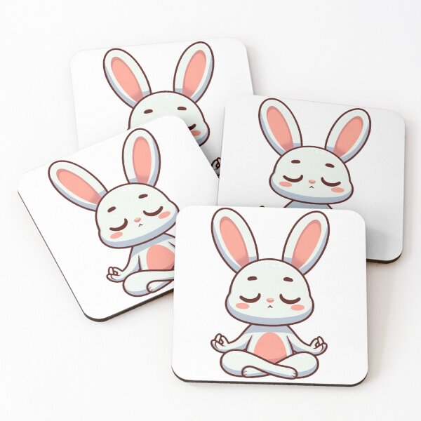 Item preview, Yoga Bunny – Calm Meditation Animal Design designed and sold by Confuzz1ed.